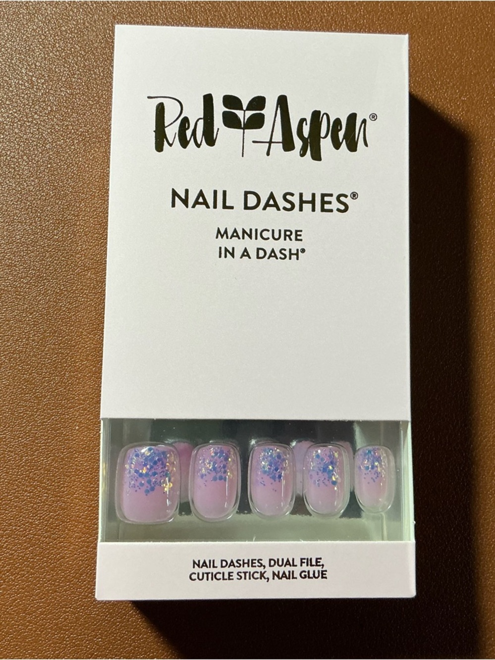 Short Squoval Celeste's Coquette Crush Press On Nails